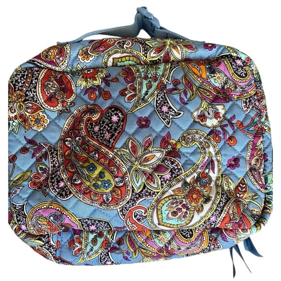 Vera Bradley Cotton LAY FLAT LUNCH BOX  Insulated Tote in "Provence Paisley" - Picture 6 of 6